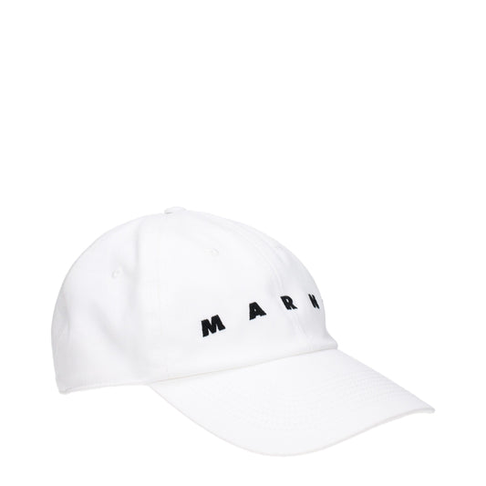 White Cotton Caps (Baseball Hat)