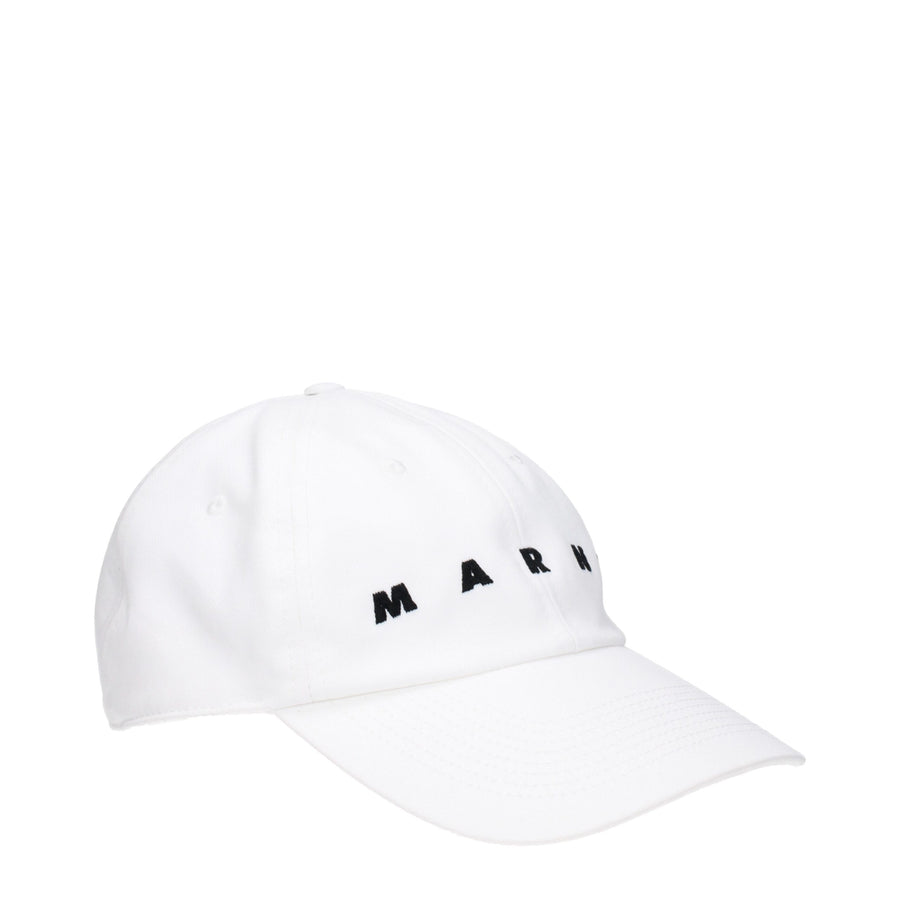 White Cotton Caps (Baseball Hat)