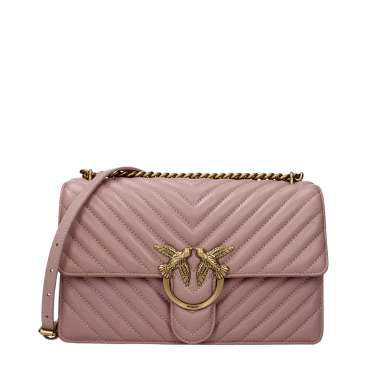 Pink Leather Crossbody Bags