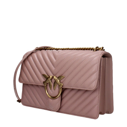 Pink Leather Crossbody Bags