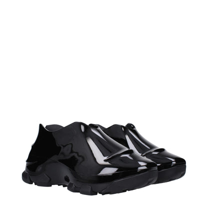 Black Cotton Low Tops