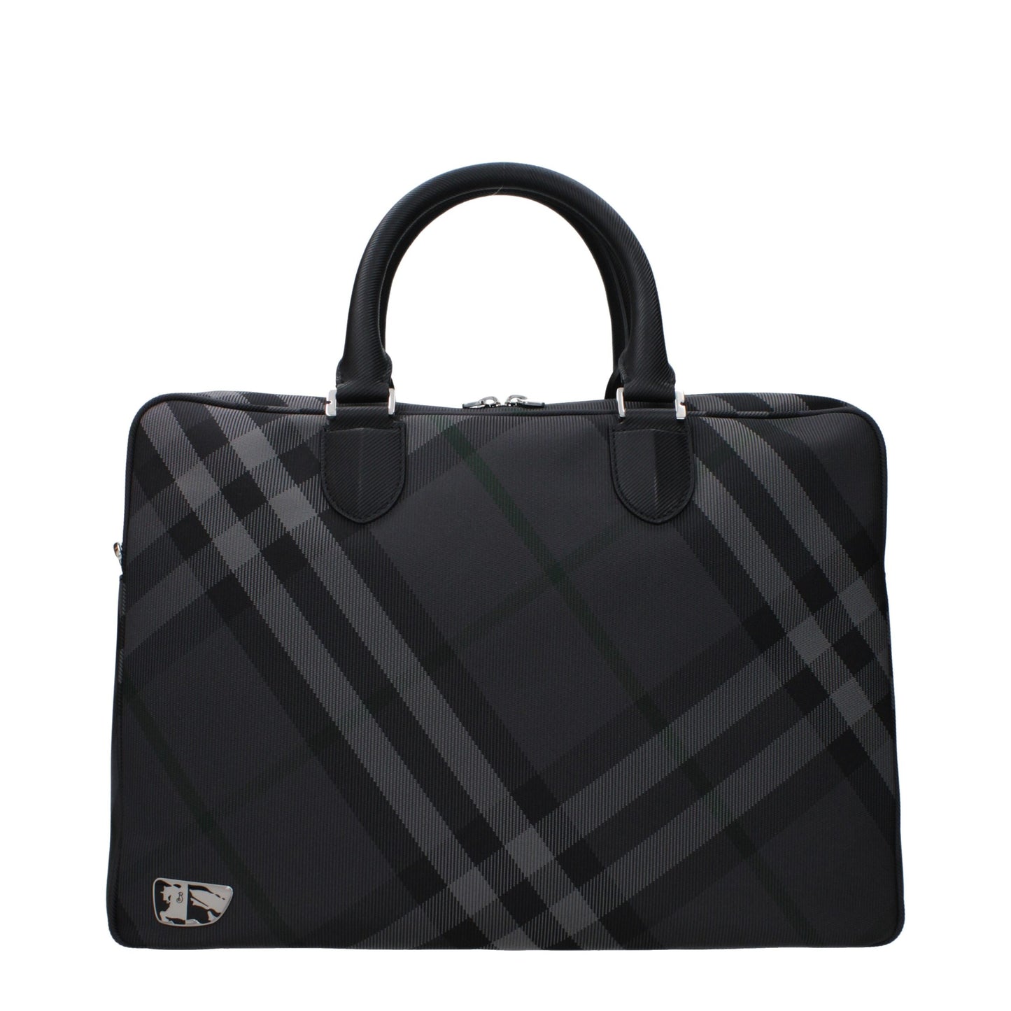 Gray Fabric Business And Laptop Bags
