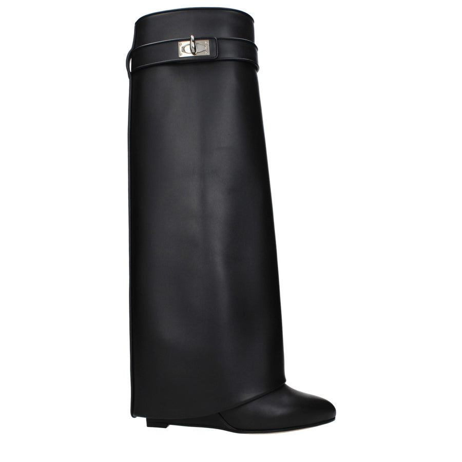 Black Leather Boots