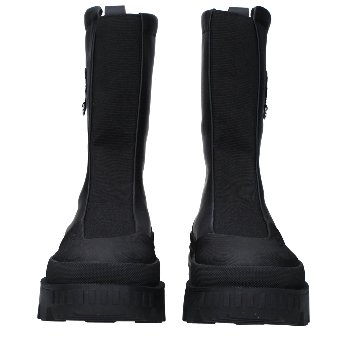 Black Leather Ankle Boots
