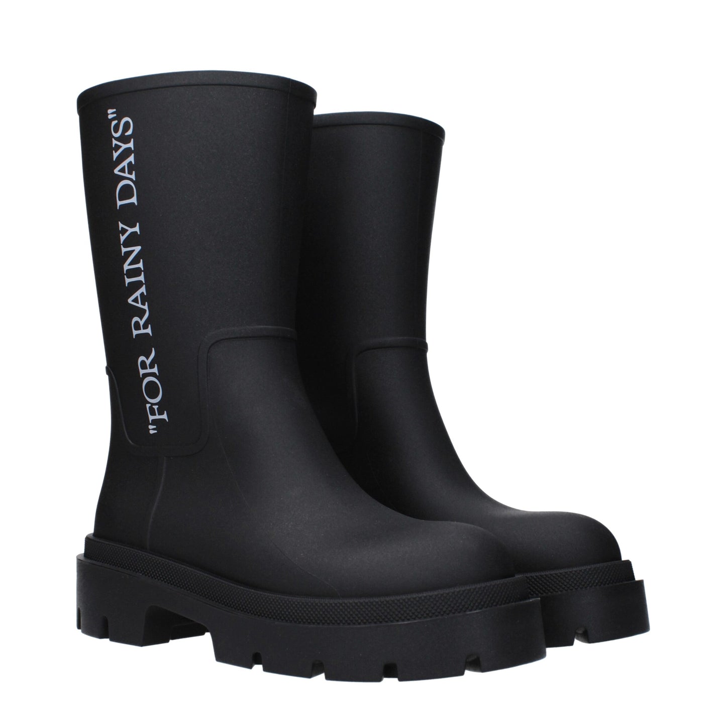 Black Cotton Ankle Boots