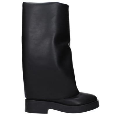 Black Leather Boots