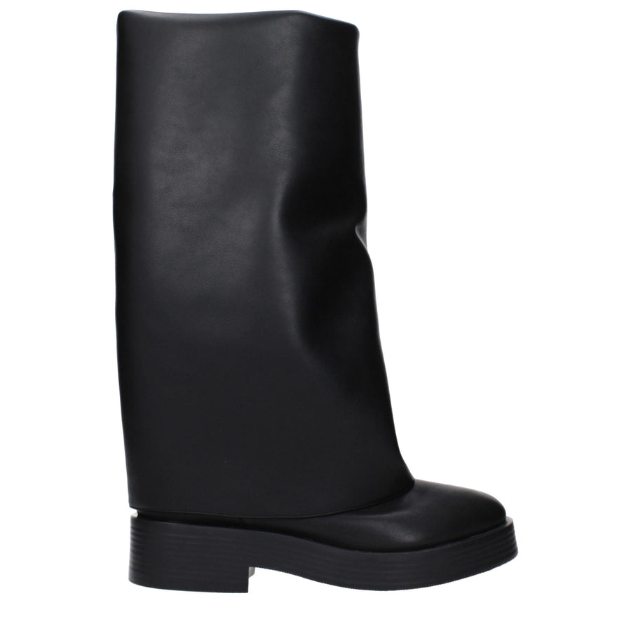 Black Leather Boots