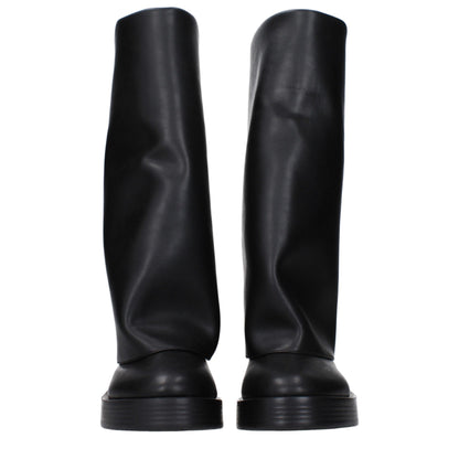 Black Leather Boots