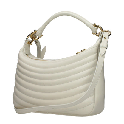 Beige Leather Handbag
