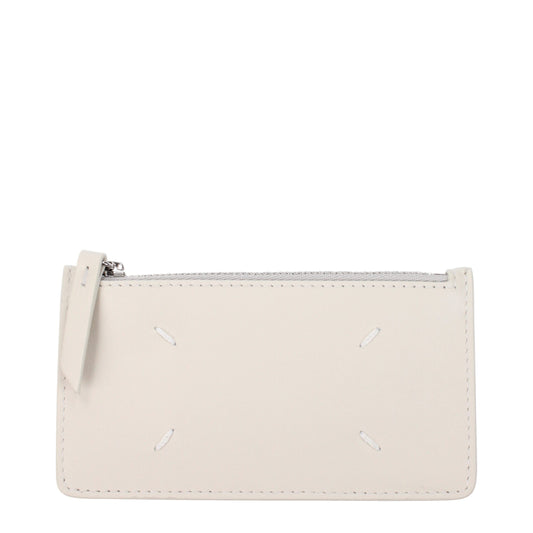 Beige Leather Wallet