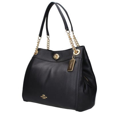 Black Leather Shoulder Bags