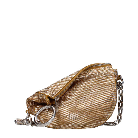 Beige Leather Shoulder Bags