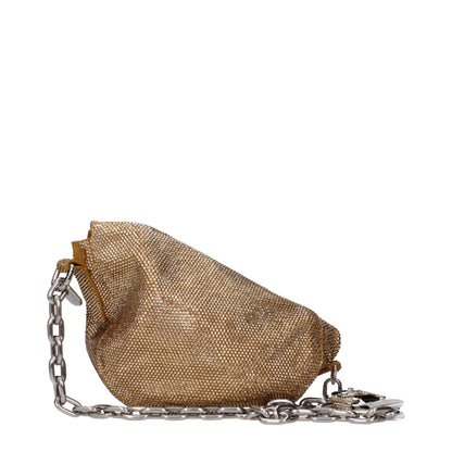 Beige Leather Shoulder Bags