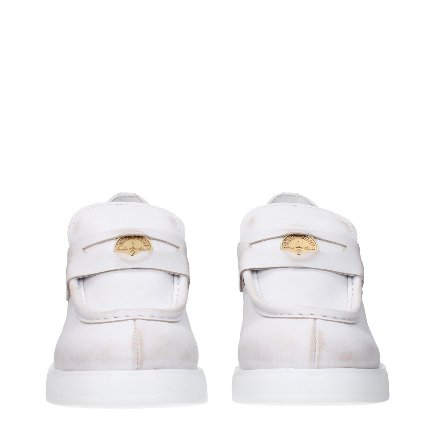 White Leather Broch