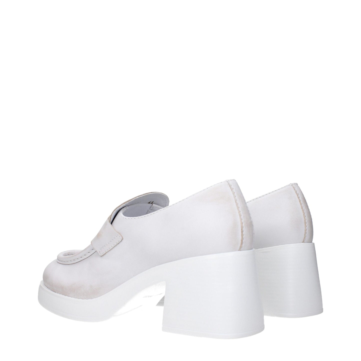 White Leather Broch