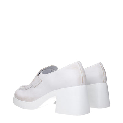 White Leather Broch