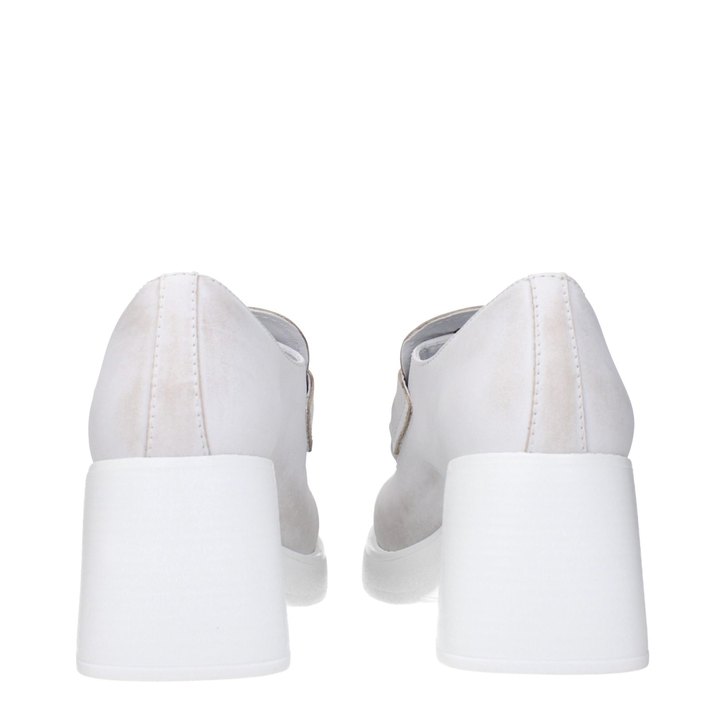 White Leather Broch