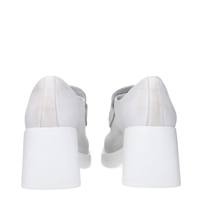 White Leather Broch