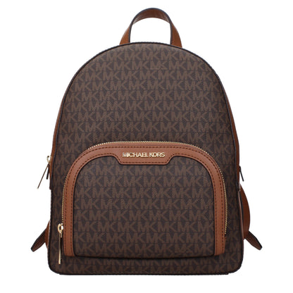 Brown Fabric Backpack