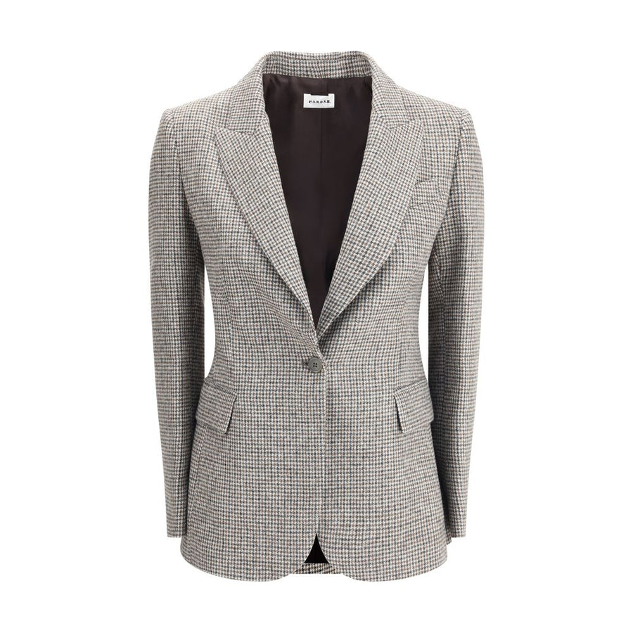 Houndstooth patterned Jacket