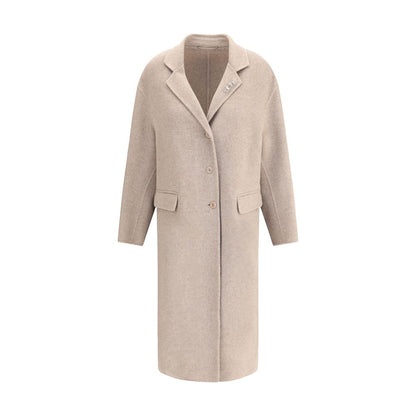 Beige Wool Coat