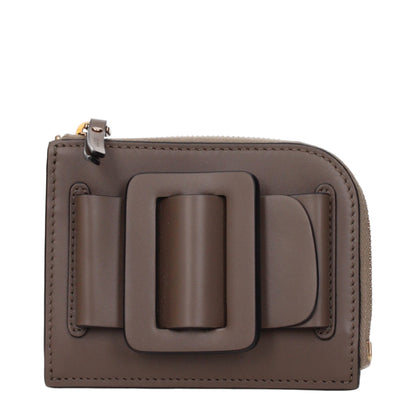 Brown Leather Cardholders