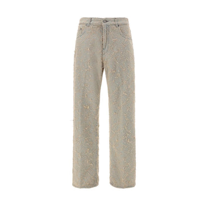 Jeans with pilling effect