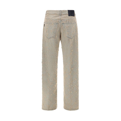 Jeans with pilling effect
