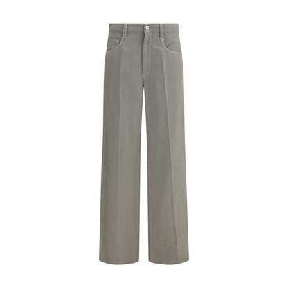 Bicolor Cotton Relaxed Fit Jeans