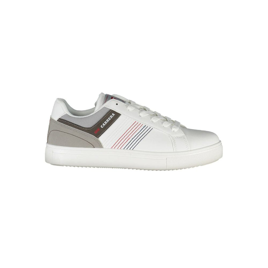 White Polyester Sneaker