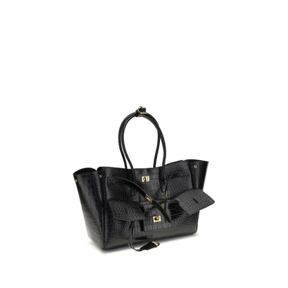 Black Calf Leather Bos Taurus Shoulder Bag