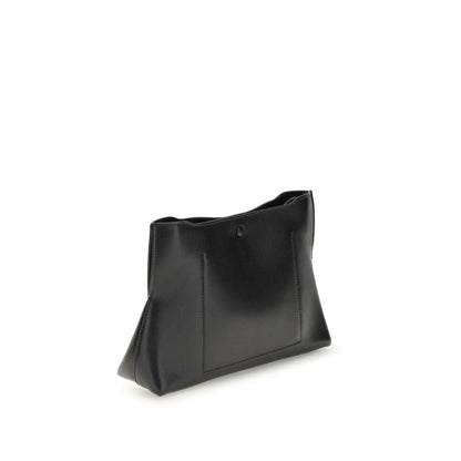 Black Calf Leather Bos Taurus Clutch Bag