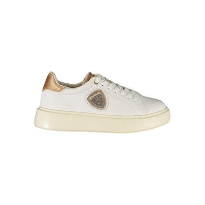 White Leather Women Sneaker
