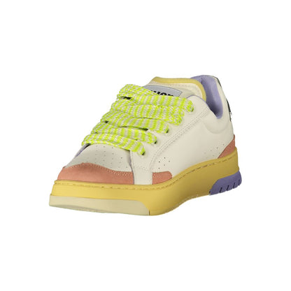 White Leather Women Sneaker