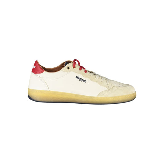 White Leather Men Sneaker