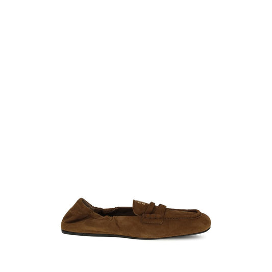 Brown Calf Leather Bos Taurus Slip-On Loafers