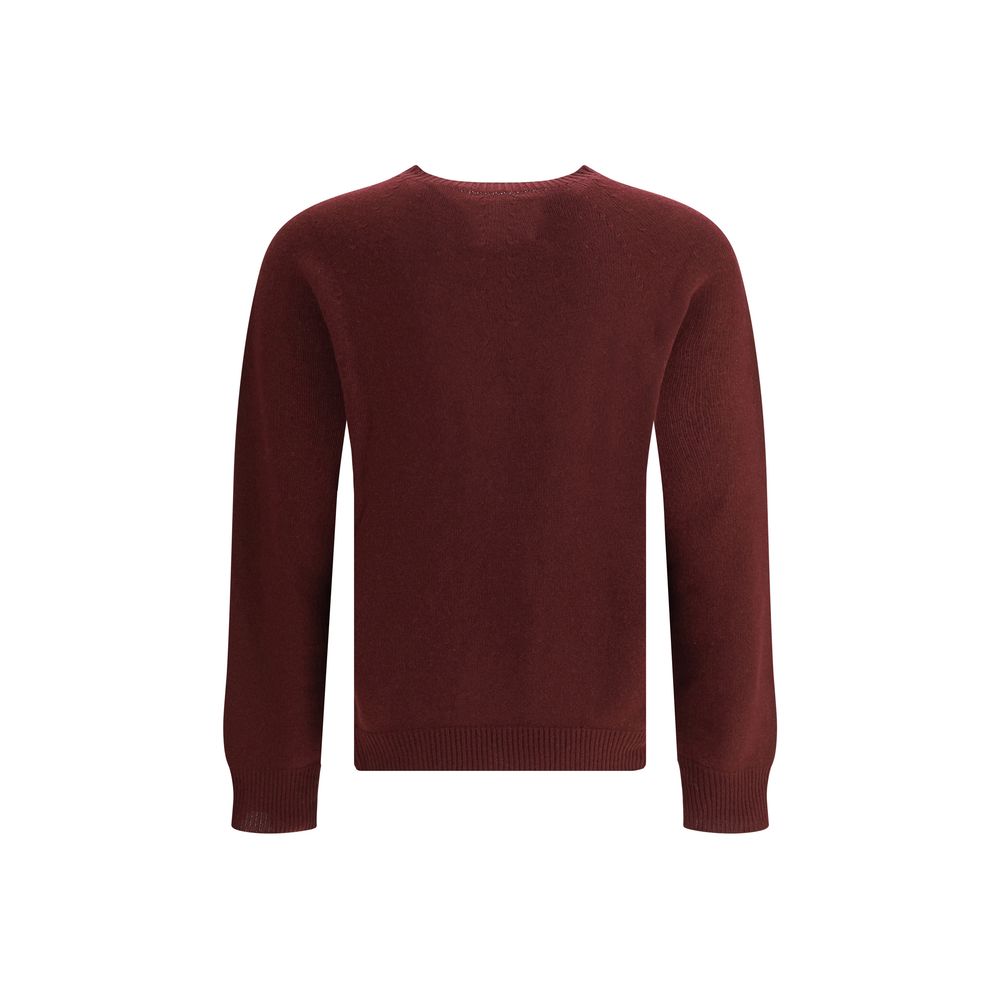 Bordeaux Fleece Wool Sweatshirt