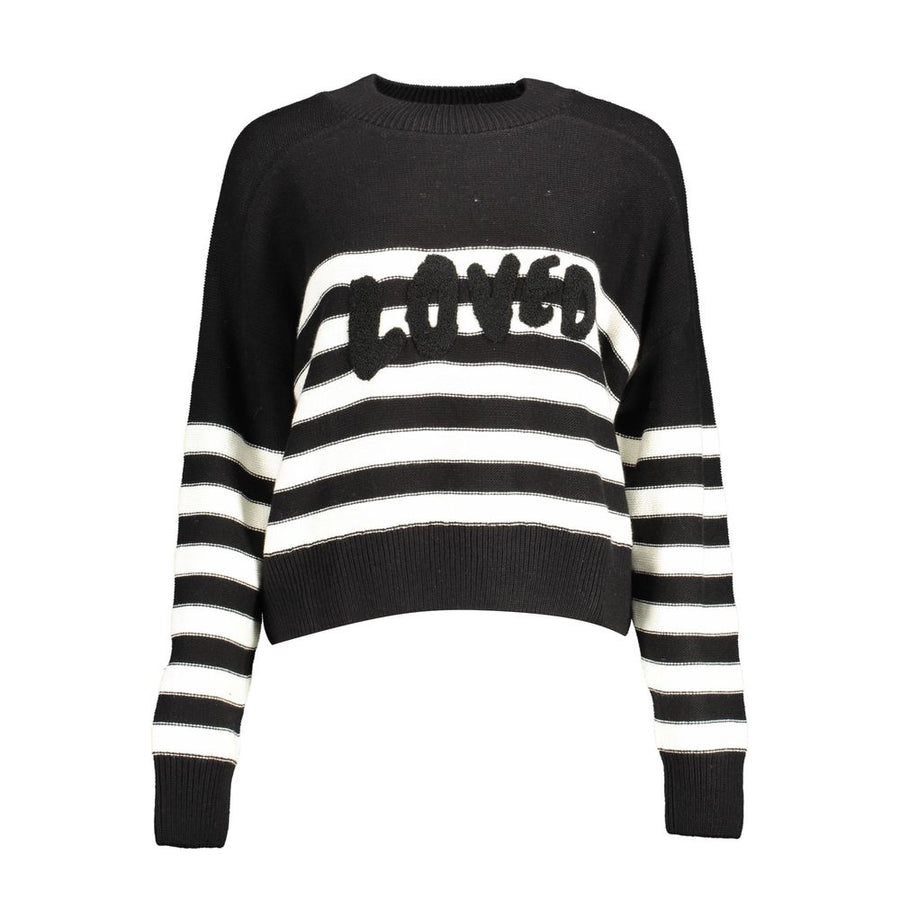 Black Cotton Sweater