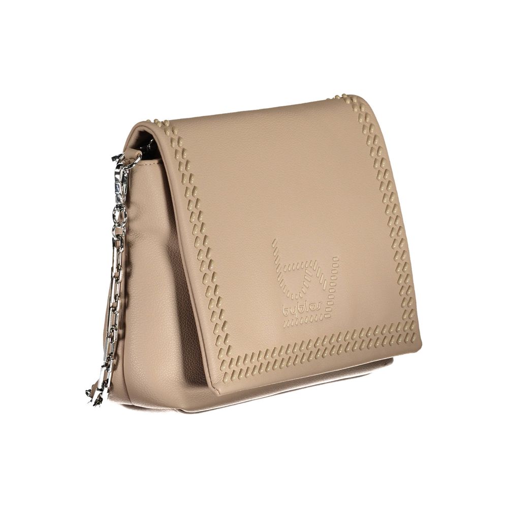 Beige Polyethylene Handbag