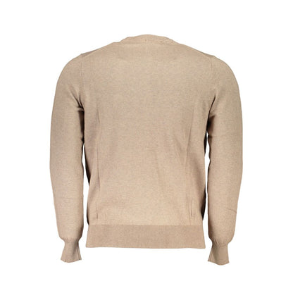Beige Fabric Sweater