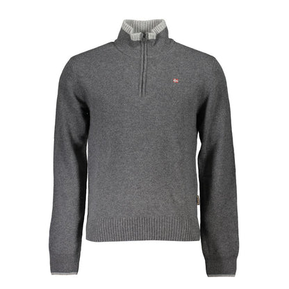 Gray Fabric Sweater
