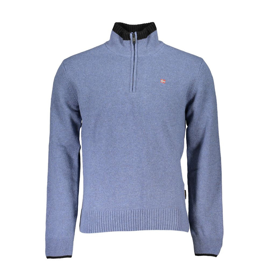 Blue Fabric Sweater