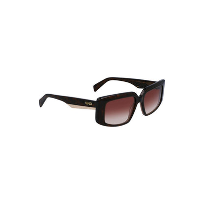 Brown Acetate Women Sunglasses