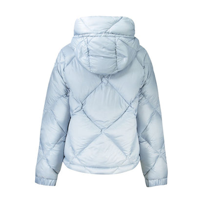 Blue Polyester Jackets & Coat