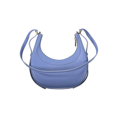 Blue Leather Handbag