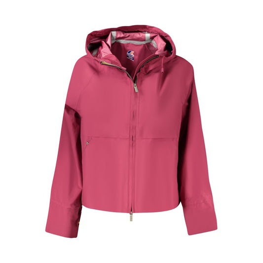 Purple Polyester Jackets & Coat