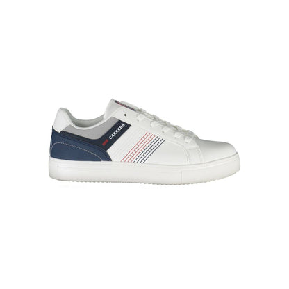 White Polyester Sneaker