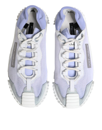 Purple White NS1 Lace Up Low Top Sneakers Shoes