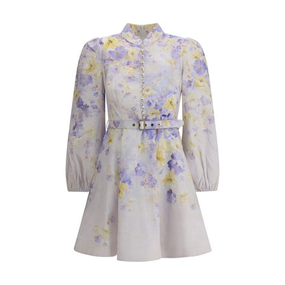 Crush buttoned mini Dress