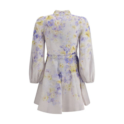 Crush buttoned mini Dress
